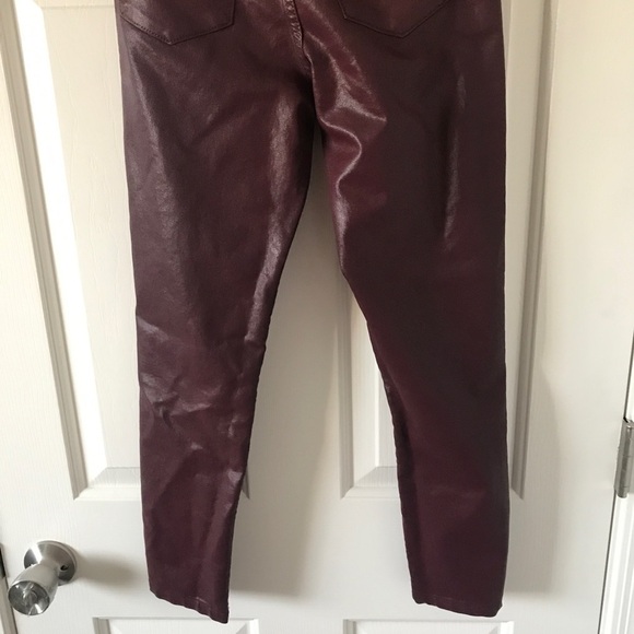 Articles of society faux Leather maroon pants - Picture 4 of 7
